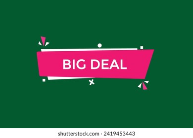 new website, click button learn big deal level, sign, speech, bubble  banner
