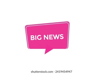 new website, click button learn big news level, sign, speech, bubble  banner