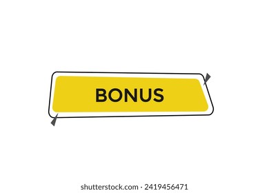 new website, click button learn bonus level, sign, speech, bubble  banner
