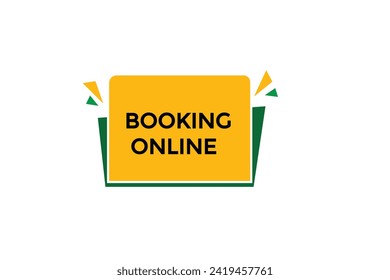 new website, click button learn booking online level, sign, speech, bubble  banner
