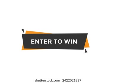 new website, click button learn enter to win level, sign, speech, bubble  banner
