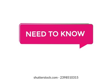  new website, click button,need to know level, sign, speech, bubble  banner, 
