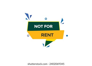  new website, click button,not for rent, level, sign, speech, bubble  banner, 
