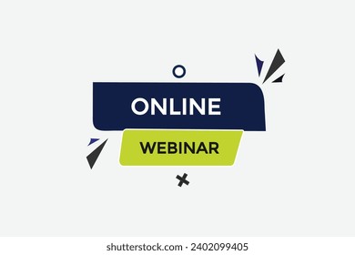  neue Website, klicken Sie auf Schaltfläche, Online-Webinar, Ebene, Zeichen, Sprache, Blase-Banner, 
