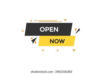  nuevo sitio web, clic botón, abrir ahora, nivel, signo, discurso, cartel de burbuja, 
