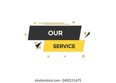 nuevo sitio web, botón de clic, nuestro servicio, nivel, signo, discurso, banner de burbuja, 
