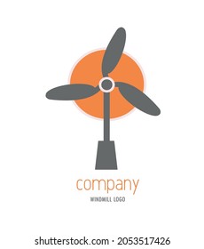 New Windmill Logo Design Vector