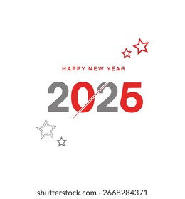 Neues Jahr 2 0 2 6 Vektordesign