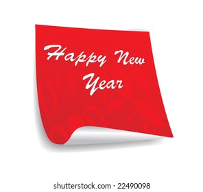 new year 2009 banner, vector illustration