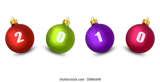 New Year 2010 Decoration  (Vector)