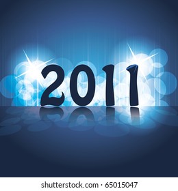 New Year 2011 background