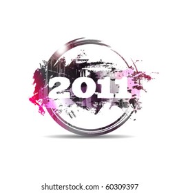 New year 2011 stamp