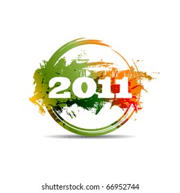 New year 2011 stamp