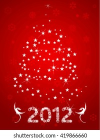 New Year 2012, 3D illustration