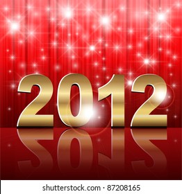 New Year 2012 background.