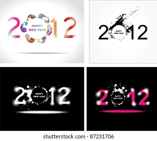 New year 2012 design.