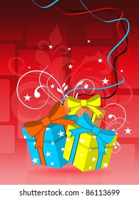 new year 2012 fantastic colorful effect vector illustration