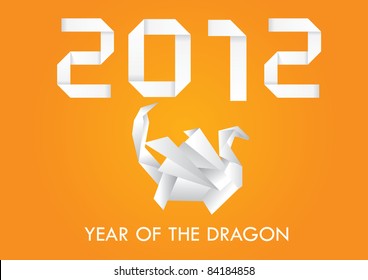 New Year 2012 greeting card, eps10