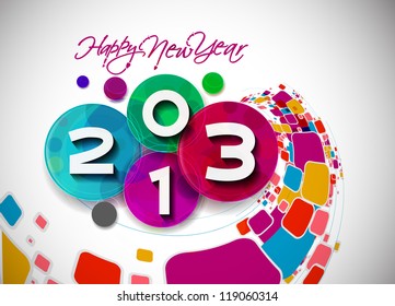New year 2013 background for new year design.