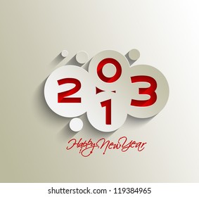 New year 2013 background for new year design.