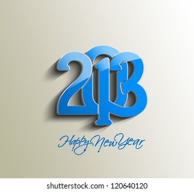 New year 2013 background for new year design.