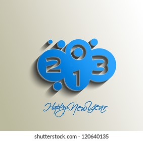 New year 2013 background for new year design.