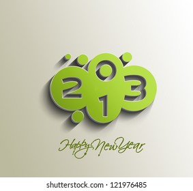 New year 2013 background for new year design.