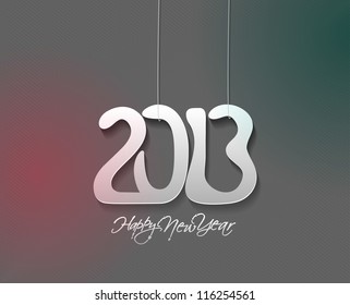 New year 2013 background for new year poster design.