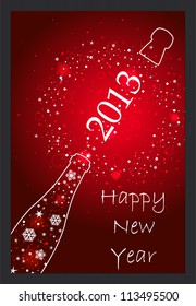 New Year 2013 card