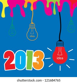 New year 2013 design element. Vector illustration