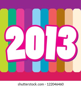 New year 2013 design element. Vector illustration