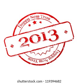 Sello de Año Nuevo 2013