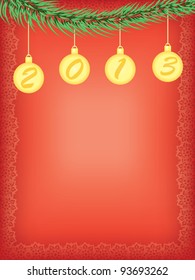 new year 2013 vector background