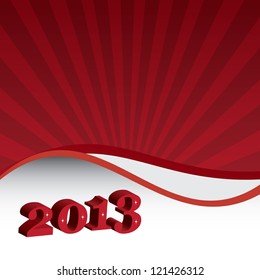 New year 2013.eps10.vector