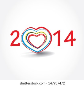 New year  2014 