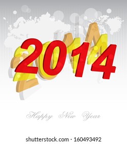 	New Year 2014 background for design needs