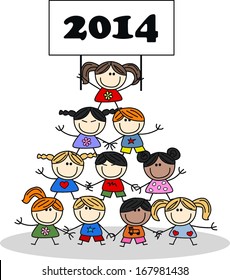 new year 2014 calendar