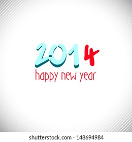 New year 2014 design 