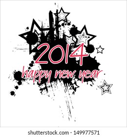 New year 2014 design 