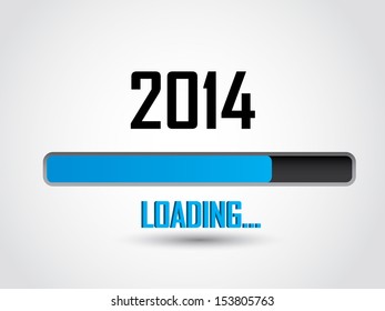 New year 2014 loading