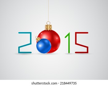 Designhintergrund für das neue Jahr 2015