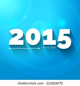 New Year 2015 Holiday background with numbers 