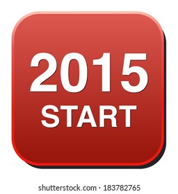 new year 2015 icon