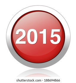 new year 2015 icon