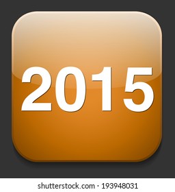 new year 2015 icon