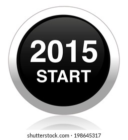 new year 2015 icon