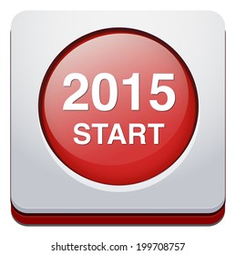 new year 2015 icon