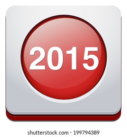 new year 2015 icon