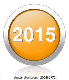 new year 2015 icon