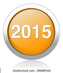 new year 2015 icon